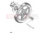 SUZUKI GT200E X (1999) 40 - FRONT WHEEL (GT200EX)