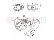 SUZUKI GT250 N (1992) 3 - CRANKCASE COVER