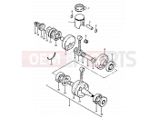 SUZUKI GT250 N (1992) 4 - CRANKSHAFT