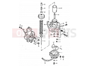 SUZUKI GT250 N (1992) 5 - CARBURETOR