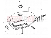 SUZUKI GT250 X (1999) 50 - FUEL TANK (MODEL X)
