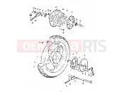 SUZUKI GT250 X (1999) 80 - REAR WHEEL (GT250EN, EX)