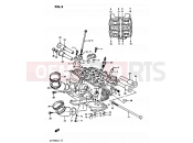 SUZUKI GV1400GD / GV1400GT / GV1400GC G (1986) Cavalcade 3 - CYLINDER HEAD REAR