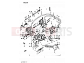 SUZUKI GV1400GD / GV1400GT / GV1400GC G (1986) Cavalcade 11 - CARBURETOR FOR CALIFORNIA