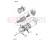 SUZUKI GV1400GD / GV1400GT / GV1400GC G (1986) Cavalcade 24 - STARTING MOTOR