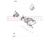 SUZUKI GV1400GD / GV1400GT / GV1400GC G (1986) Cavalcade 31 - FRONT TURNSIGNAL LAMP