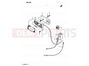 SUZUKI GV1400GD / GV1400GT / GV1400GC G (1986) Cavalcade 34 - TRUNK LAMP