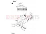 SUZUKI GV1400GD / GV1400GT / GV1400GC G (1986) Cavalcade 101 - TRAVEL TRUNK MARKER LAMP SET OPTIONAL