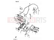 SUZUKI GV1400GD / GV1400GT / GV1400GC G (1986) Cavalcade 42 - PILLION FOOTREST