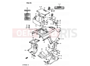 SUZUKI GV1400GD / GV1400GT / GV1400GC G (1986) Cavalcade 76 - FRAME UPPER COVER MODEL G