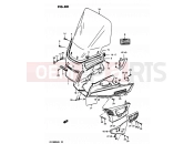 SUZUKI GV1400GD / GV1400GT / GV1400GC G (1986) Cavalcade 80 - OUTER COWLING GV1400GCG
