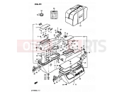SUZUKI GV1400GD / GV1400GT / GV1400GC G (1986) Cavalcade 91 - SIDE BAG GV1400GCG