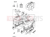SUZUKI GV1400GD / GV1400GT / GV1400GC G (1986) Cavalcade 92 - SIDE BAG MODEL H