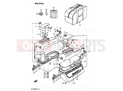 SUZUKI GV1400GD / GV1400GT / GV1400GC G (1986) Cavalcade 92A - SIDE BAG MODEL J