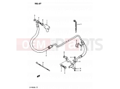 SUZUKI GV1400GD / GV1400GT / GV1400GC G (1986) Cavalcade 67 - CLUTCH HOSE