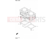 SUZUKI GW250 L5 (2015) Inazuma (P43) 107A - CYLINDER