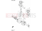 SUZUKI GW250 L5 (2015) Inazuma (P43) 120A - CRANKSHAFT
