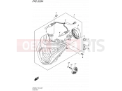 SUZUKI GW250 L5 (2015) Inazuma (P43) 333A - HEADLAMP