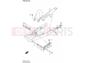 SUZUKI GW250 L5 (2015) Inazuma (P43) 541A - REAR SWINGINGARM