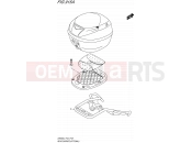 SUZUKI GW250 L5 (2015) Inazuma (P43) 915A - REAR CARRIER (OPTIONAL)