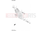 SUZUKI GW250 L5 (2015) Inazuma (P43) 545A - REAR SHOCK ABSORBER