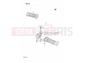 SUZUKI JR50 E (1984) (P28) 25 - HANDLE GRIP