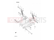 SUZUKI JR50 E (1984) (P28) 26 - REAR SWINGING ARM