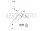 SUZUKI JR50 E (1984) (P28) 27 - REAR FENDER