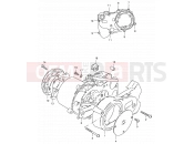 SUZUKI JR50 X (1999) 4 - CRANKCASE COVER