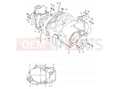 SUZUKI K125 Z (1982) 3 - CRANKCASE COVER