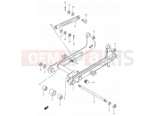 SUZUKI K125 Z (1982) 41 - REAR SWINGING ARM