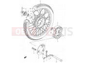 SUZUKI K125 Z (1982) 38 - FRONT WHEEL