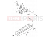 SUZUKI K125 Z (1982) 42 - REAR SHOCK ABSORBER (MODEL Z)
