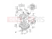 SUZUKI LS650 M (1991) Savage (E03,E28,E33) 1 - CYLINDER HEAD