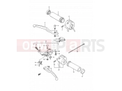 SUZUKI LS650 M (1991) Savage (E03,E28,E33) 40A - HANDLE SWITCH (MODEL K/L/M/N/P)