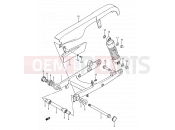 SUZUKI LS650 M (1991) Savage (E03,E28,E33) 45 - REAR SWINGING ARM