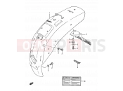 SUZUKI LS650 M (1991) Savage (E03,E28,E33) 46 - REAR FENDER