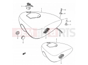 SUZUKI LS650 N (1992) Savage (E03,E28,E33) 29 - FUEL TANK