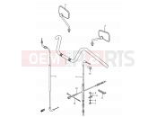 SUZUKI LS650 N (1992) Savage (E03,E28,E33) 39 - HANDLEBAR - CONTROL CABLE (LS650PG/PJ/PK/PL,MODEL M/N/P)