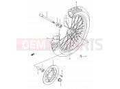 SUZUKI LS650 N (1992) Savage (E03,E28,E33) 37 - FRONT WHEEL