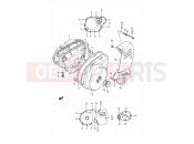 SUZUKI LS650 P (1993) Savage (E03,E28,E33) 4 - CRANKCASE COVER