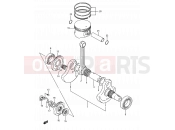 SUZUKI LS650 P (1993) Savage (E03,E28,E33) 5 - CRANKSHAFT
