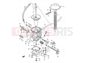 SUZUKI LS650 P (1993) Savage (E03,E28,E33) 10 - CARBURETOR