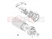 SUZUKI LS650 P (1993) Savage (E03,E28,E33) 14 - CLUTCH