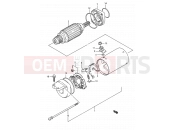 SUZUKI LS650 P (1993) Savage (E03,E28,E33) 17 - STARTING MOTOR