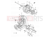 SUZUKI LS650 P (1993) Savage (E03,E28,E33) 47 - REAR WHEEL