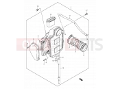 SUZUKI LS650 K5 (2005) Savage 12 - AIR CLEANER