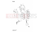 SUZUKI LS650 K5 (2005) Savage 35 - FRAME COVER (MODEL K5/K6/K7/K8)