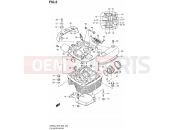 SUZUKI LS650 L2 (2012) Savage 2 - CYLINDER HEAD