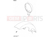 SUZUKI LS650 L2 (2012) Savage 43 - FRONT FENDER
